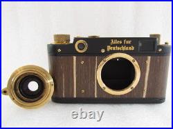 Leica-II(D) 1939-1945 Alles fur Deutschland WWII Vintage Russian RF Camera EXC