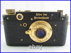 Leica-II(D) Alles fur Deutschland WW2 Vintage Russian Camera + Lens Elmar f3.5/5