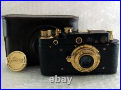 Leica-II(D) Berlin 1936 Olympiada WW 2 Vintage Russian RF BLACK Camera EXCELLENT