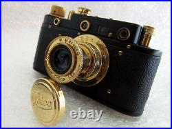 Leica-II(D) Berlin 1936 Olympiada WW 2 Vintage Russian RF BLACK Camera EXCELLENT