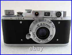 Leica-II(D) D. R. P. ERNST LEITZ WETZLAR WW. II Vintage Russian RF Camera EXCELLENT