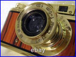 Leica-II(D) Das Reich WW2 Vintage Russian 35mm Rangefinder Gold Camera EXCELLENT