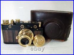 Leica-II(D) Das Reich WWII Vintage Russian RF Camera + Lens Elmar f3.5/5cm EXC