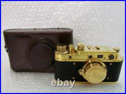Leica II(D) DasReich WW II Vintage Russian RF film 35mm GOLD Camera EXCELLENT