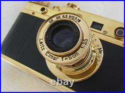 Leica II(D) K. M. German Navy WW II Vintage Russian 35mm RF GOLD Camera EXCELLENT