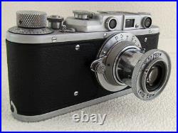 Leica II(D) K. M. KRIEGSMARINE WWII Vintage Russian 35mm CHROME Camera EXCELLENT