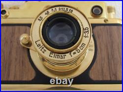 Leica-II(D) K. M. Kriegsmarine WWII Vintage Russian RF 35mm GOLD Camera EXCELLENT