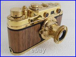 Leica-II(D) K. M. Kriegsmarine WWII Vintage Russian RF 35mm GOLD Camera EXCELLENT