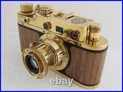 Leica-II(D) K. M. Kriegsmarine WWII Vintage Russian RF 35mm GOLD Camera EXCELLENT