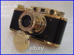 Leica-II(D) K. M. Kriegsmarine WWII Vintage Russian RF 35mm Gold Camera EXCELLENT