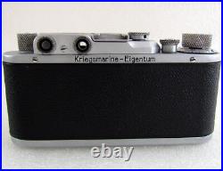 Leica II(D) K. M. Kriegsmarine WWII Vintage Russian RF CHROME Camera EXCELLENT