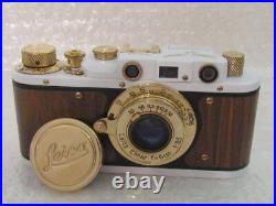 Leica-II(D) Kommando der Schulen WWII Vintage Russian Camera with Lens Leitz Elmar
