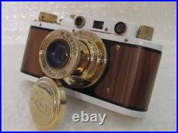 Leica-II(D) Kommando der Schulen WWII Vintage Russian Camera with Lens Leitz Elmar