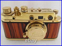 Leica-II(D) Luftwaffe Eigentum WWII Vintage Russia RF 35mm GOLD Camera EXCELLENT
