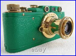 Leica-II(D) Luftwaffe Eigentum WWII Vintage Russian 35mm GREEN Camera EXCELLENT
