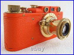 Leica-II(D) Luftwaffe Eigentum WWII Vintage Russian 35mm Orange Camera EXCELLENT