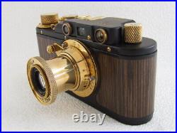 Leica-II(D) Luftwaffe WW2 Vintage Russian Camera + Lens Elmar f3.5/5cm EXCELLENT