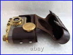 Leica-II(D) Luftwaffe WW2 Vintage Russian EXC! GOLD Camera + Lens Elmar f3,5/5