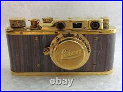 Leica-II(D) Luftwaffe WW2 Vintage Russian EXC! GOLD Camera + Lens Elmar f3,5/5