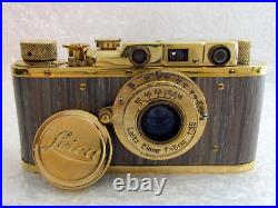 Leica-II(D) Luftwaffe WW2 Vintage Russian EXC! GOLD Camera + Lens Elmar f3,5/5