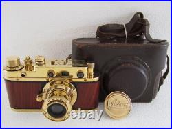 Leica II(D) Luftwaffe WWII Vintage Russia Rangefinder 35mm GOLD Camera EXCELLENT