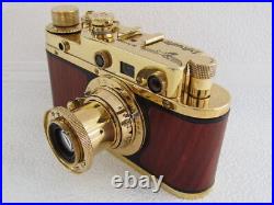 Leica II(D) Luftwaffe WWII Vintage Russia Rangefinder 35mm GOLD Camera EXCELLENT