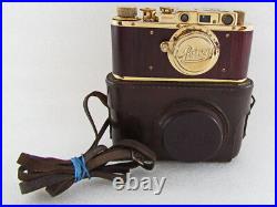 Leica-II(D) Luftwaffe WWII Vintage Russian EXC! GOLD Camera + Lens Leitz Elmar