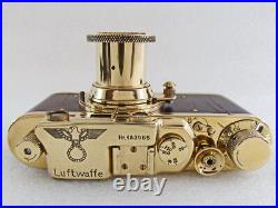 Leica-II(D) Luftwaffe WWII Vintage Russian EXC! GOLD Camera + Lens Leitz Elmar