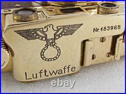 Leica-II(D) Luftwaffe WWII Vintage Russian EXC! GOLD Camera + Lens Leitz Elmar