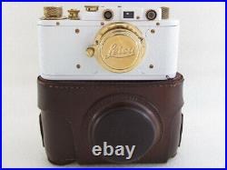 Leica-II(D) Luftwaffe WWII Vintage Russian EXC! WHITE Camera + Lens Leitz Elmar