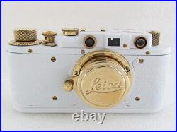 Leica-II(D) Luftwaffe WWII Vintage Russian EXC! WHITE Camera + Lens Leitz Elmar