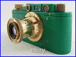 Leica II(D) Luftwaffe WWII Vintage Russian RF 35MM GREEN Camera EXCELLENT
