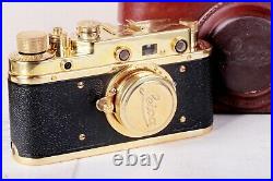 Leica-II (D) Luftwaffe camera vintage with Leitz Elmar 3.5/50/Fed based