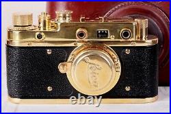 Leica-II (D) Luftwaffe camera vintage with Leitz Elmar 3.5/50/Fed based