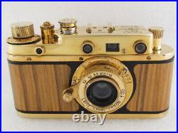 Leica-II(D) Olympiada 1936 Berlin WWII Vintage Russian RF Gold Camera EXCELLENT