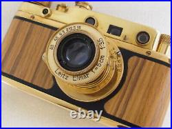 Leica-II(D) Olympiada 1936 Berlin WWII Vintage Russian RF Gold Camera EXCELLENT