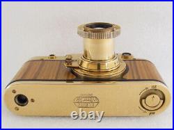 Leica-II(D) Olympiada 1936 Berlin WWII Vintage Russian RF Gold Camera EXCELLENT