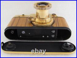 Leica-II(D) Olympiada 1936 Berlin WWII Vintage Russian RF Gold Camera EXCELLENT