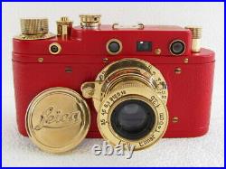 Leica II(D) Olympiada Berlin 1936 WWII Vintage Russian 35mm RED Camera EXCELLENT