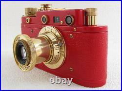 Leica II(D) Olympiada Berlin 1936 WWII Vintage Russian 35mm RED Camera EXCELLENT