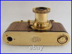 Leica-II(D) Olympiada Berlin 1936 WWII Vintage Russian RF GOLD Camera EXCELLENT