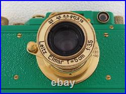 Leica II(D) Olympiada Berlin 1936 WWII Vintage Russian RF GREEN Camera EXCELLENT