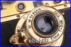 Leica-II(D) Panzerkampf WWII VTG WWII Ernst Leitz Wetzlar 35mm Camera /FED based