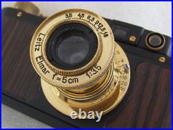 Leica II(D) Panzerkampf WWII Vintage Russian 35mm Black Photo Camera EXCELLENT