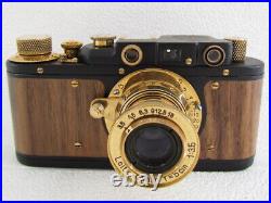 Leica-II(D) Panzerkampf WWII Vintage Russian Camera + Lens Elmar f3,5/5cm EXC