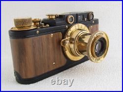 Leica-II(D) Panzerkampf WWII Vintage Russian Camera + Lens Elmar f3,5/5cm EXC