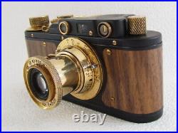 Leica-II(D) Panzerkampf WWII Vintage Russian Camera + Lens Elmar f3,5/5cm EXC