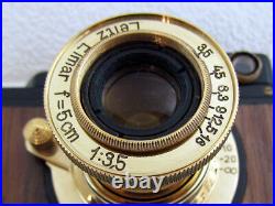 Leica-II(D) Wehrmacht Heer WW2 Vintage Russian Camera + Lens Elmar f3,5/5cm EXC