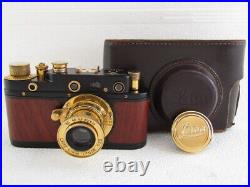 Leica-II(D) Wiking WWII Vintage Russian 35mm Range Finder BLACK Camera EXCELLENT