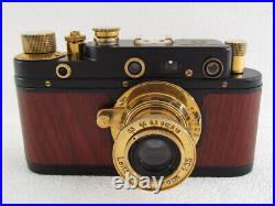 Leica-II(D) Wiking WWII Vintage Russian 35mm Range Finder BLACK Camera EXCELLENT